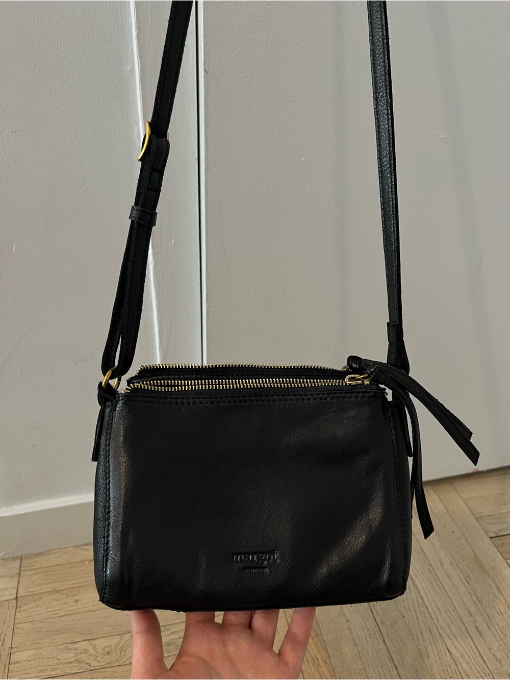 NWT Margot New York Jules Double Zip Crossbody